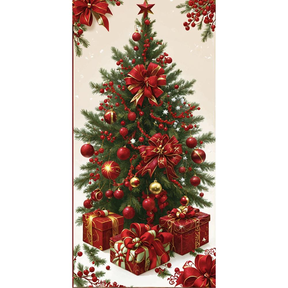 Christmas Decoration Arch Christmas Trees Gift Box Background Merry Christmas Banner Party Photo Backdrop Photography Background