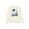 Fila Minimalist Basic Casual Commuter Letter Landscape Knit Pullover Long Sleeve Vintage American Sweatshirt Men Sweatshirt F11M248202FIV