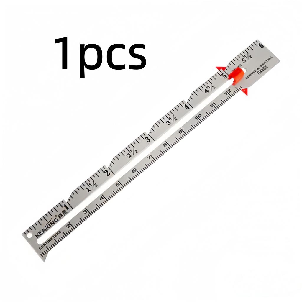Ruler Patchwork Aluminum Seam Allowance Fixed Edge Diy Thickened Version Positioning Measurement Button Distance Parallel Line
