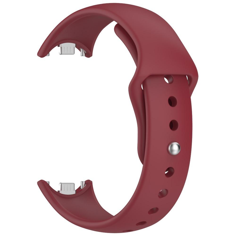 Replacement Silicone Strap for Xiaomi Band 10 9 8 with Solid Color Reverse Buckle Durable Comfortable Fitness Tracker Accessory