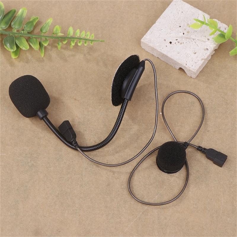 High Definition Noise Cancelling Wired Microphone Suitable For CARDO Asmax Reso Motorcycle Helmets Communication System