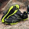 Men Women Cycling Shoes Breathable Hard Sole Road Mountain Bike Clipless Flat Pedal Compatible