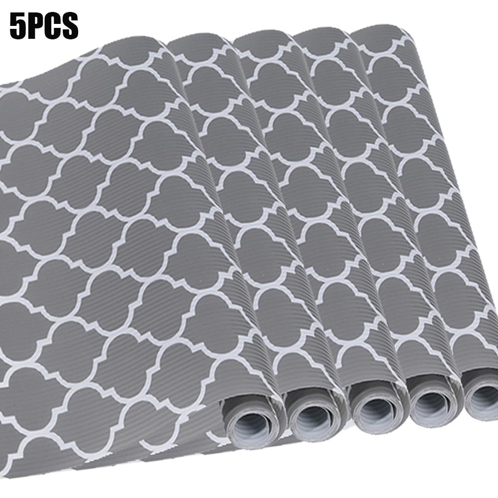 5pcs EVA Cabinet Mat, Cabinet Liner, Reusable Drawer Liner, Anti-slip Refrigerator Mat, Waterproof and Moisture-proof Drawer Mat