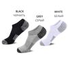 3 Pair-pack Men's Socks No Show Sport Socks Cotton Invisible Socks Big Size With Cushion Moisture Control Arch Support Mesh