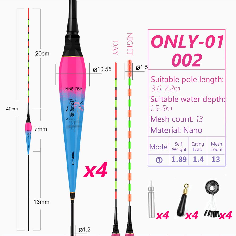 2/4 Stück intelligente nanoelektronische Fischschwimmer, hochempfindliches Wasser, schattenloses Nachtlichtschwimmer, LED-Farbwechsel, automatischer elektronischer Nachtschwimmer