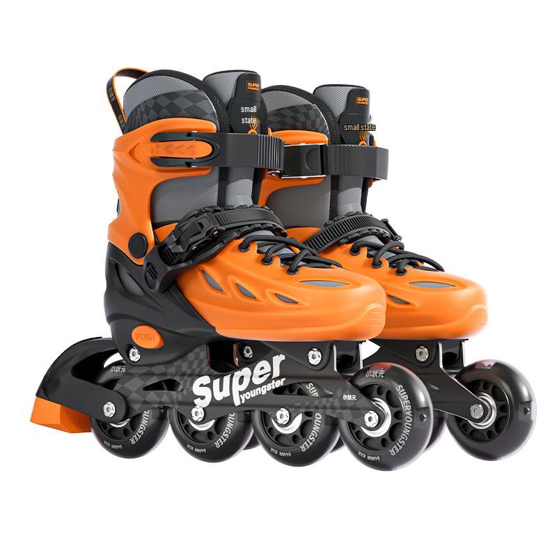 

Xiaozhuangyuan 1303 Kids Professional Full Flash Inline Skates M (EU 33-37)