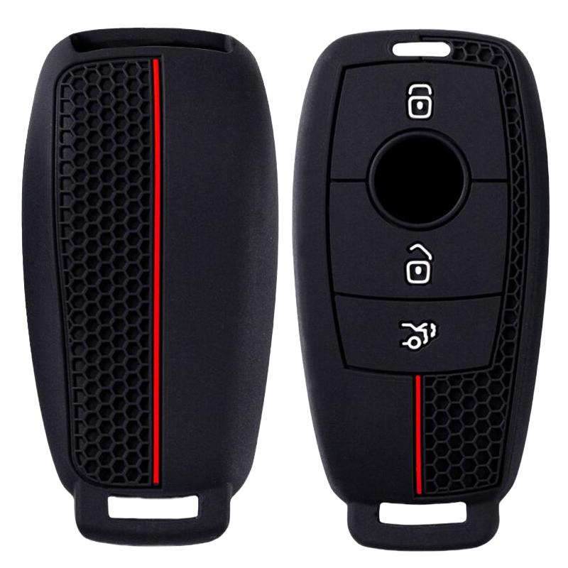 For Mercedes Benz E C S Glc Class E200 E400 E63 W213 S550 S560 C260 Silicone Smart Remote Car Key Case Cover Accessories