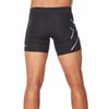 Two Times You Compression Shorts X (2XU) 1/2 MA4508B-BLK/SIL (Black Silver/M/Men's)