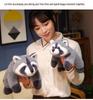 Crawling Raccoon & Panda Plush Toy - Cute Cloth Birthday Gift Doll Series