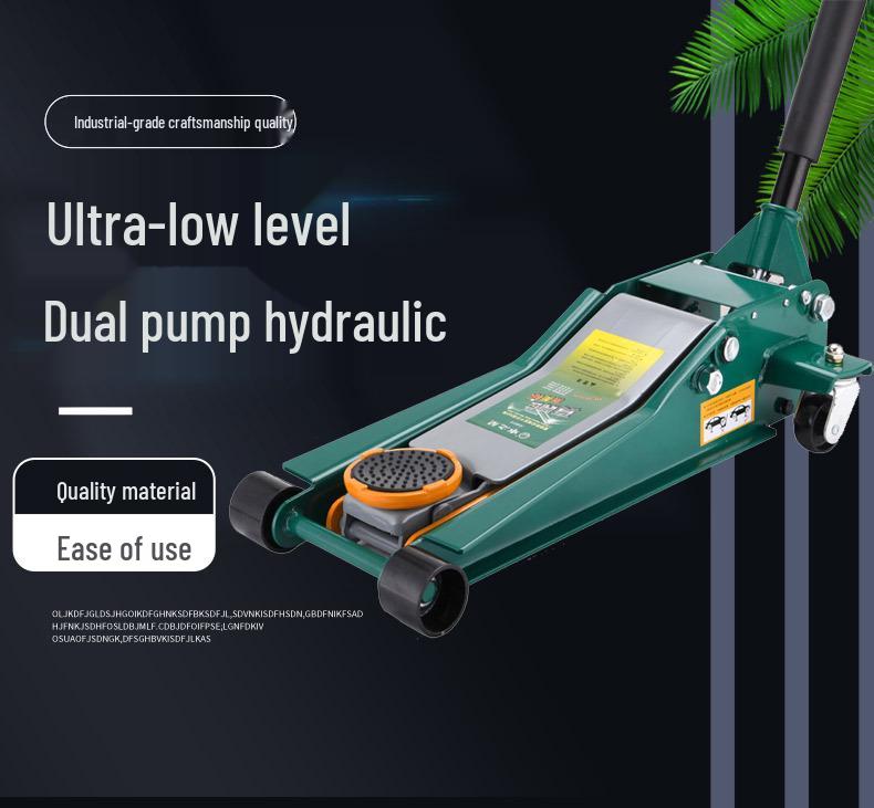 3-Ton Ultra-Low Hydraulic Jack for Car Tire Repair