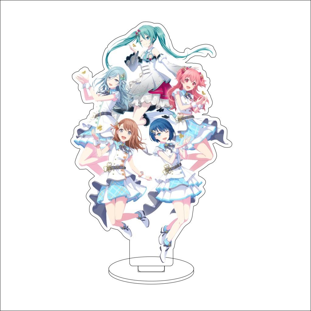 16CM Anime Vocaloid Cosplay Acrylic Stand Ornaments HOSHINO ICHIKA/HANASATO MINORI/momoi airi Figure Stand Halloween Gifts