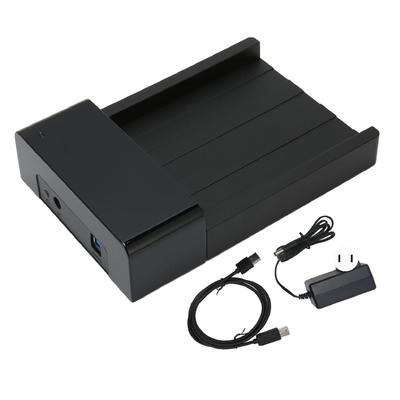 HDD Lay Flat Docking Station USB3.0 To SATA 5Gbps Plug and Play Hard Drive Reader for 8TB 2.53.5in