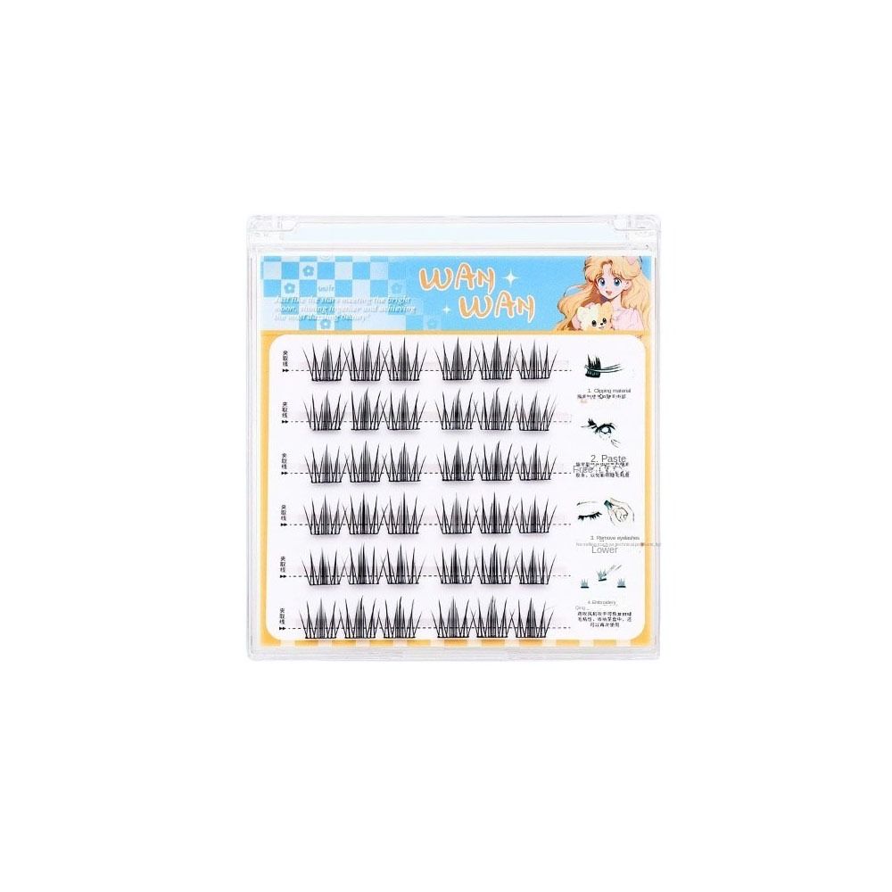 Sweet Adhesive False Eyelashes DIY False Eyelash Clusters Glue Free Fake Lashes  Grafting Lashes