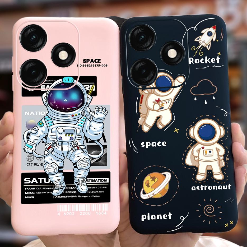 For Tecno Spark 20C Case BG7n Cute Dinosaur Cartoon Cover Soft Silicone Phone Case For Tecno Spark 20 Pro Spark20 C Shell Bumper