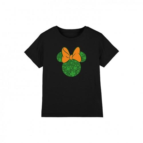 Disney Childrens/Kids Shamrock Ears Minnie Mouse St Patricks Day T-Shirt