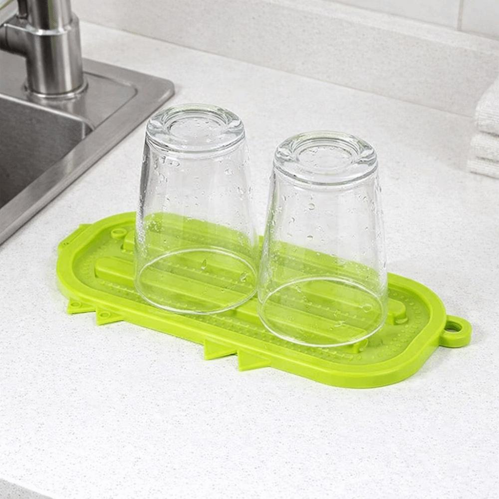 Flexible Pot Lid Storage Mat Non-Slip Insulation Cushion Soap Drain Pad  Outdoor Tableware