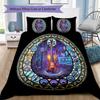 Cybernetic Violin Symphony Pattern Bedding,Quilt Set Quilt Cover Pillowcase Home Birthday Gift (1 * duvet cover + 2 * pillowcase, without core)