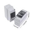 2/1Pcs Power Distribution Protection Box Circuit Breaker Box Waterproof Distribution Box For Hotel Workshop Power Stations