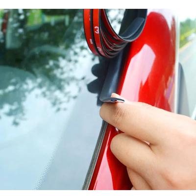 T-Shaped Windproof Rubber Car Door Seal Strip - Waterproof, Soundproof, Dustproof, Durable Weatherstrip with Strong Adhesive