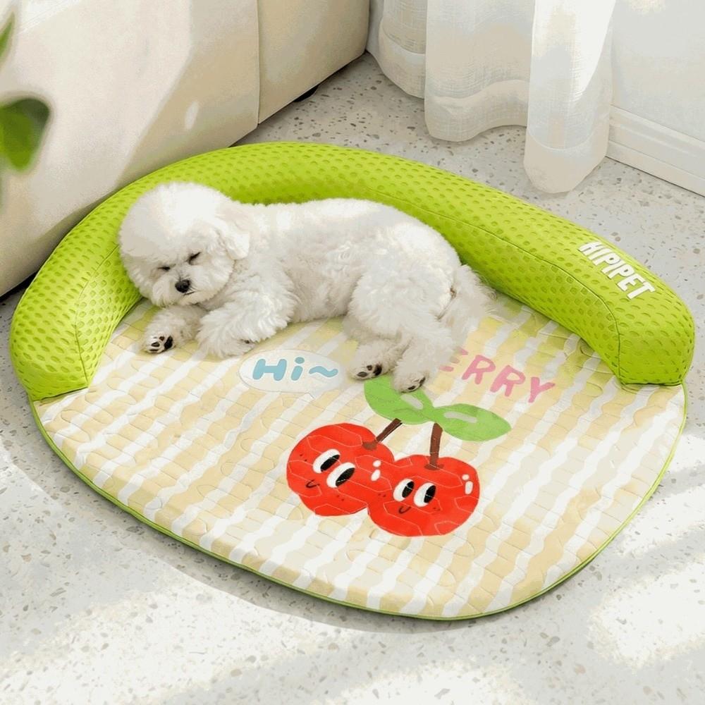L-Shape Dog Cooling Mat Ice Pad Dog Sleeping Nest Comfortable Pet Cooling Mat Summer