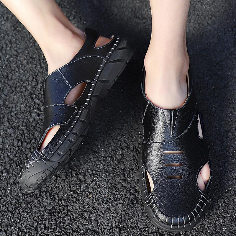 Zapatos casuales para hombre Suelas de goma Sandalias hechas a mano Zapatos  de ocio de alta calidad comprar a buen precio — entrega gratuita, reseñas  reales con fotos — Joom