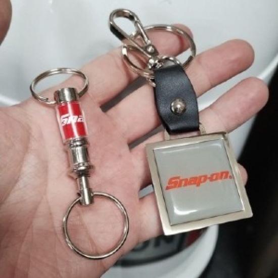 

Snap-on metal, metal key ring, 2 pcs.