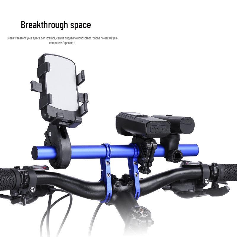 Multifunctional Aluminum Bicycle Extension Rack for Light and Meter