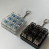 9 Toetsen LED Toetsenbord Fidget Sleutelhanger Klikker Knop Stressverlichtend Speelgoed voor Volwassenen Kantoor Angst Vinger Oefening Sensorische Toetskap