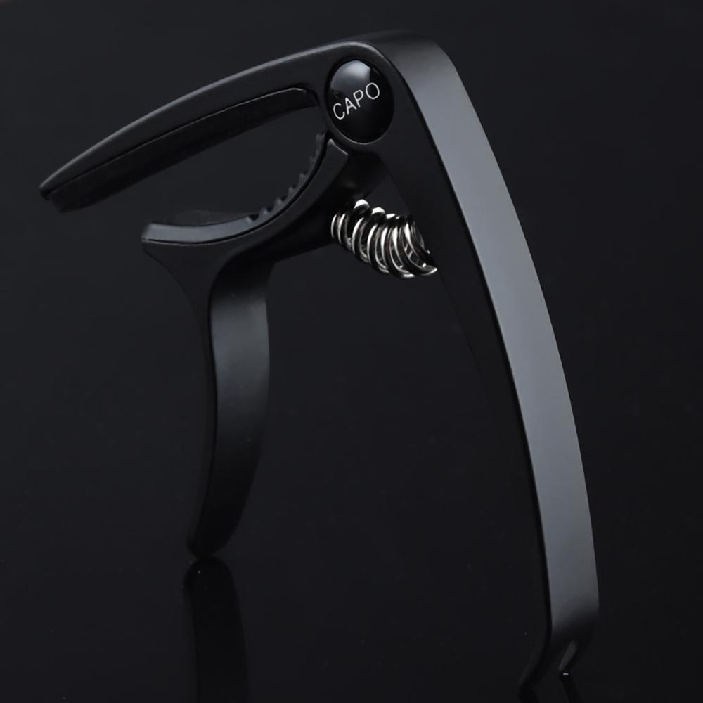 Metal Guitar Capo Guitar Tuner Clamp Zinc Alloy Professional Key Trigger Capo for Acoustic Electric Guitar with Rubber Grip