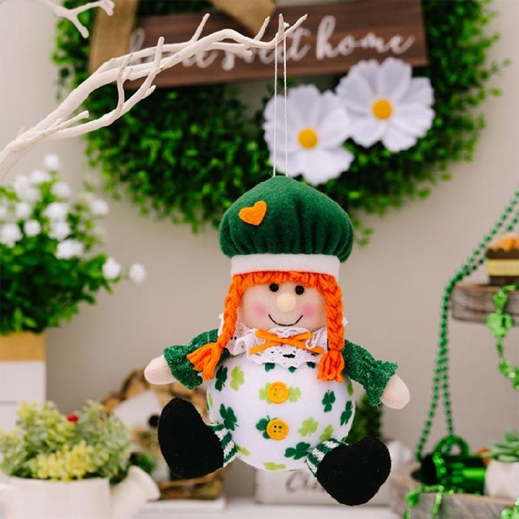 Leprechauns Doll for Patricks Day for Festival Parties Hangings Decorations Kids Toy