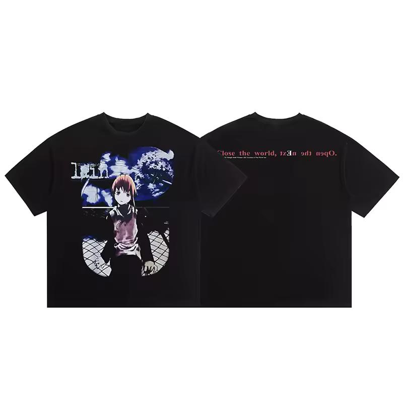 2026 Summer Saint Vintage Michael American High Street Retro Short-sleeved Cotton T-shirts for Men and Women