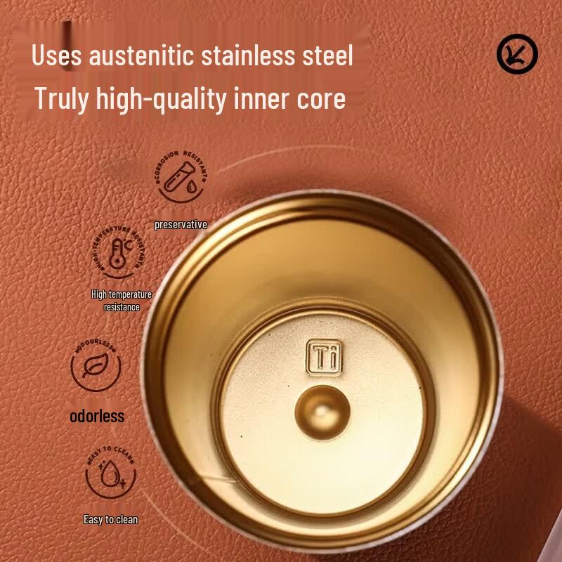 Le Qian Chu Titanium Luxury Thermal Coffee Mug
