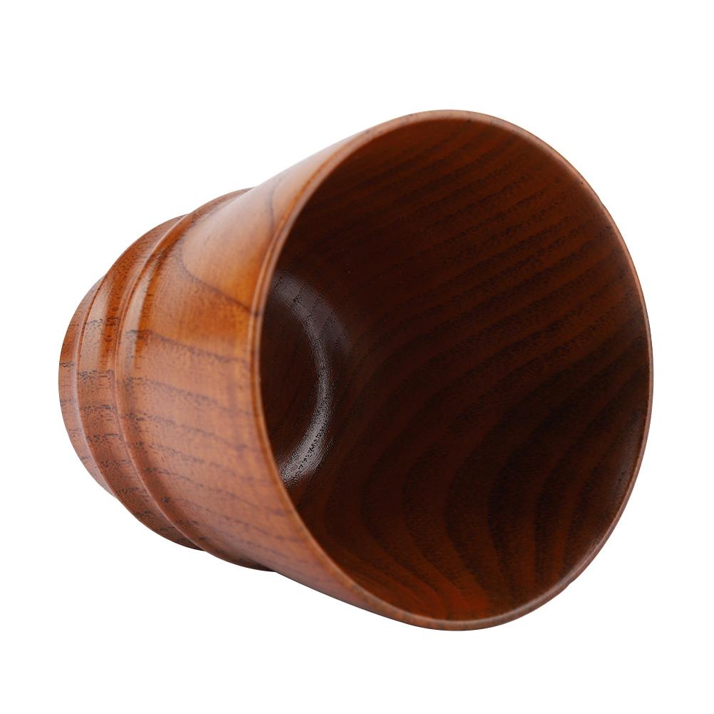 Healthy Wooden Cup Elegant Coffee Milk Water Drinking Cups Multi Functional Wood Beer Mug #3