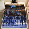 Hertha BSC Berlin,pattern Flannel Blanket, High Quality Comfortable for All Seasons, Home Decor, Warmth and Comfort, Perfect for Gifts.