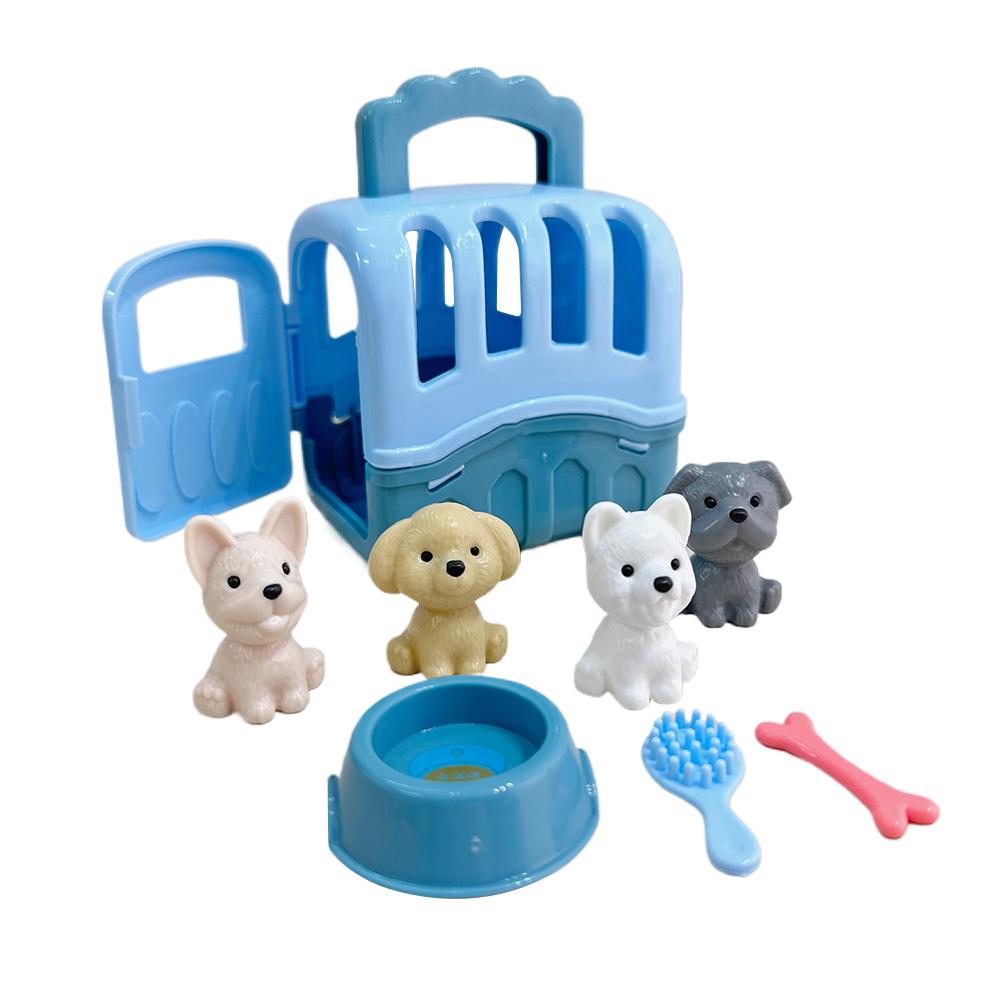 Rollenspiel Spielzeug Mode Mini Haustiere Katze Hund Haus Zwinger Badewanne Für Kinder Spielhaus Spielzeug Zubehör Kinder Bestes Geschenk