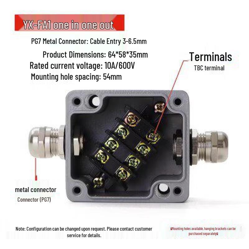 

Aokewen Waterproof Cast Aluminum Terminal Junction Box