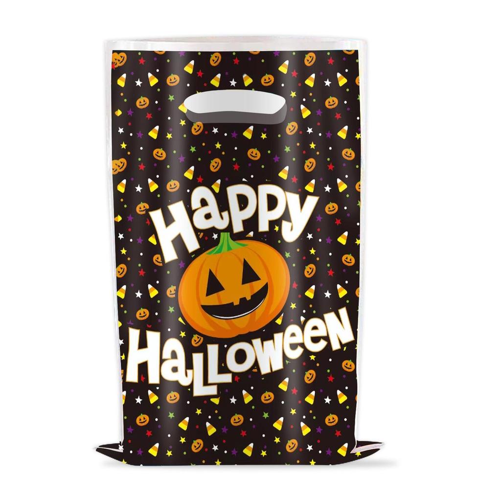 Ghostly Halloween Gift Bags - Skull Trick-or-Treat Party Decorations