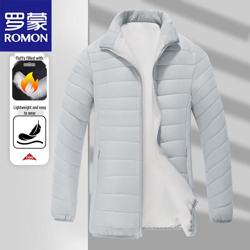 ROMON Men's Stand Collar Padded Jacket