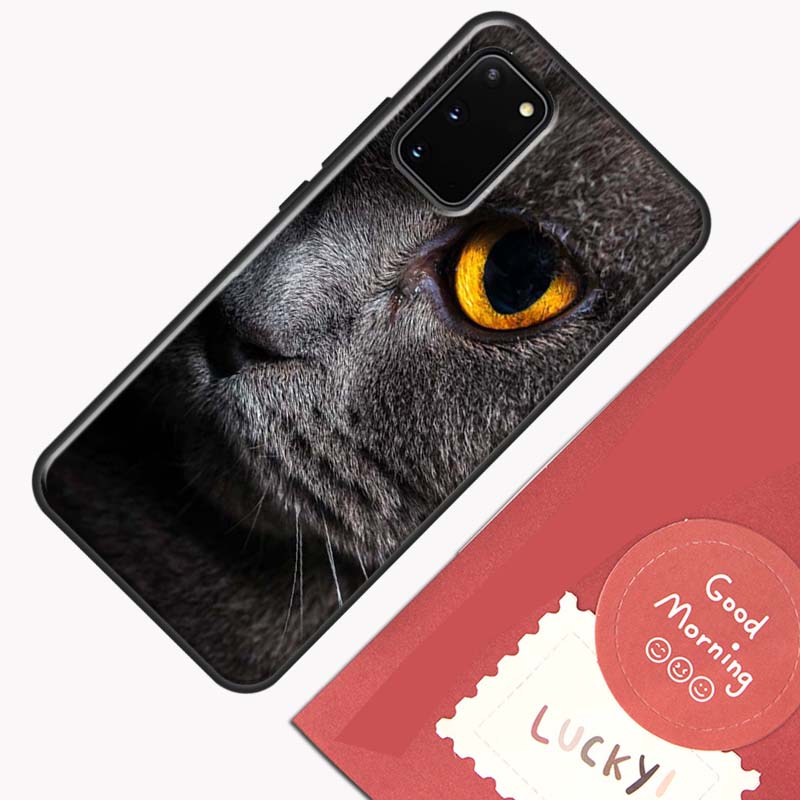 Beautiful Grey British Shorthair Cat Phone Case For Samsung Galaxy S26 S25 Ultra S20 S21 S22 S23 S24 S10 Plus S25 FE Cover Shell