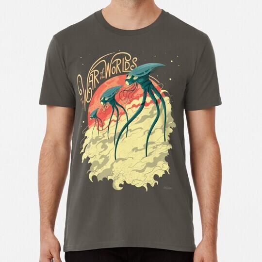 Война Миров Размер от S до 5XL Сделано в США Футболка Унисекс Футболка M