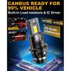 KATUR 2pcs D2S D4S Led Car Headlight Bulb HID Replacement Car Head Lamp 800% Brightness Powerful No Error with Fan Canbus
