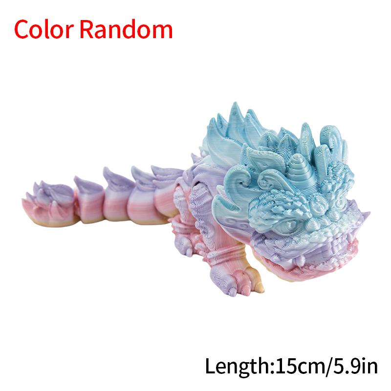 3D Printed Lions Articulated Joint 15cm Chinese Lion Dance Home Office Desktop Decoration Ornament Spring Festival Toys
