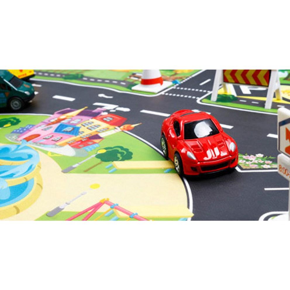 Seltene Corporation Village Auto Straßen Spielmatte (1 Stück)