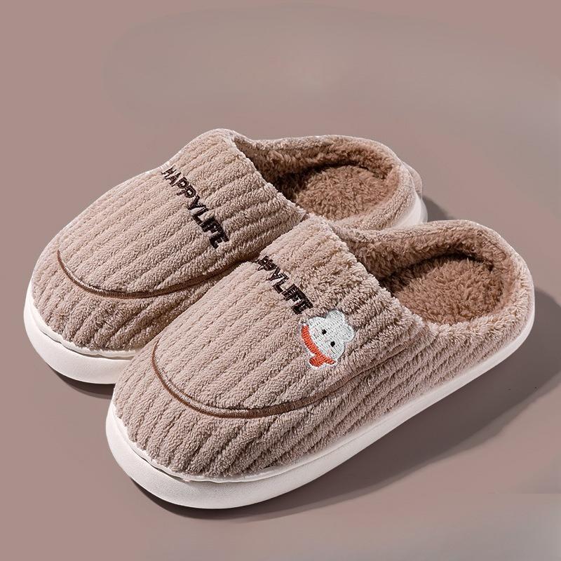 Nová bavlněná taška na pantofle a dámské bavlněné boty s tlustou protiskluzovou podrážkou pro vnitřní použití