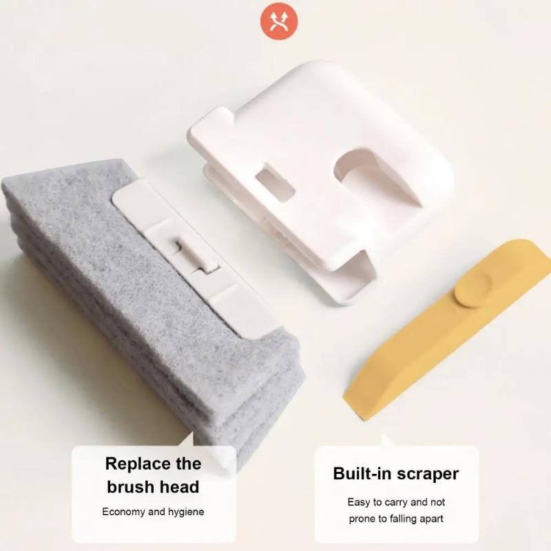 Gap Cleaning Brush Bathroom Crevice Brush Car Vent Cleaner Dual-ended Gap Brush Scraper Tool for Home Bathroom Cleaning Tool