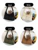 Women's Canvas Crossbody Tote - High-End Light Luxury Single Shoulder Bag, Niche Couple Style, Workwear Design.