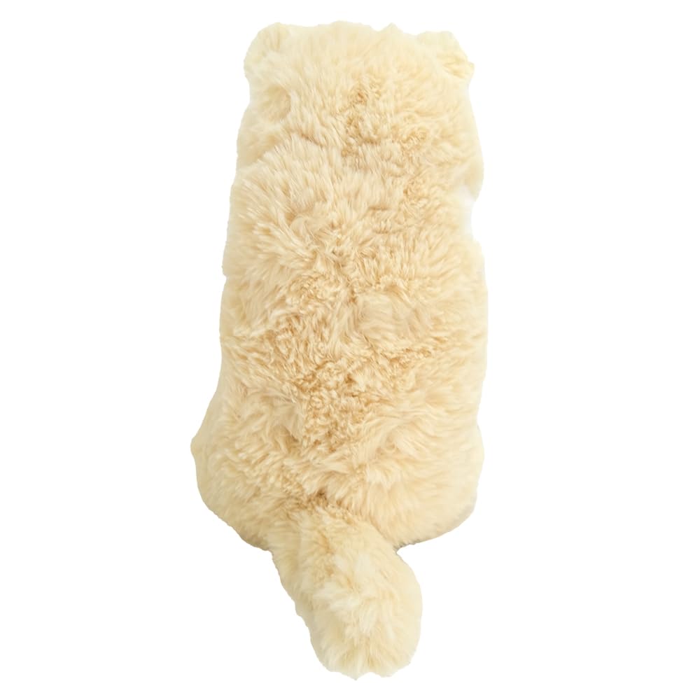 SunLemon Sleeping Lap S 15 x 18 x Plush Cute Cat, CR, 34cm, Animal, Cat, Cream, P-1383