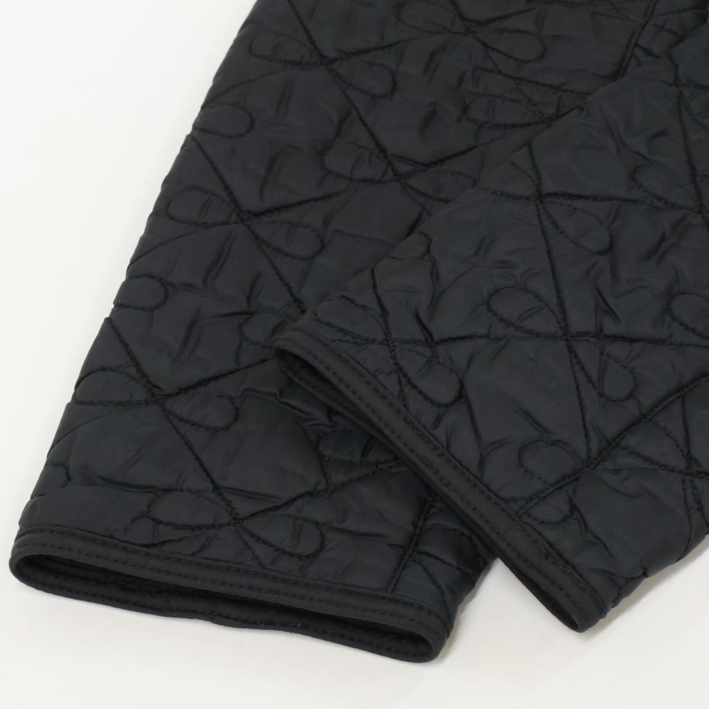 Barbour × ANYA HINDMARCH Black Ribbon Quilted Jacket Jacket 34 blackUsed