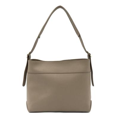 VITAFELICE Genuine Leather Shoulder Tote Bag Women's One-Handle (sib-20064n) (Gray Beige)