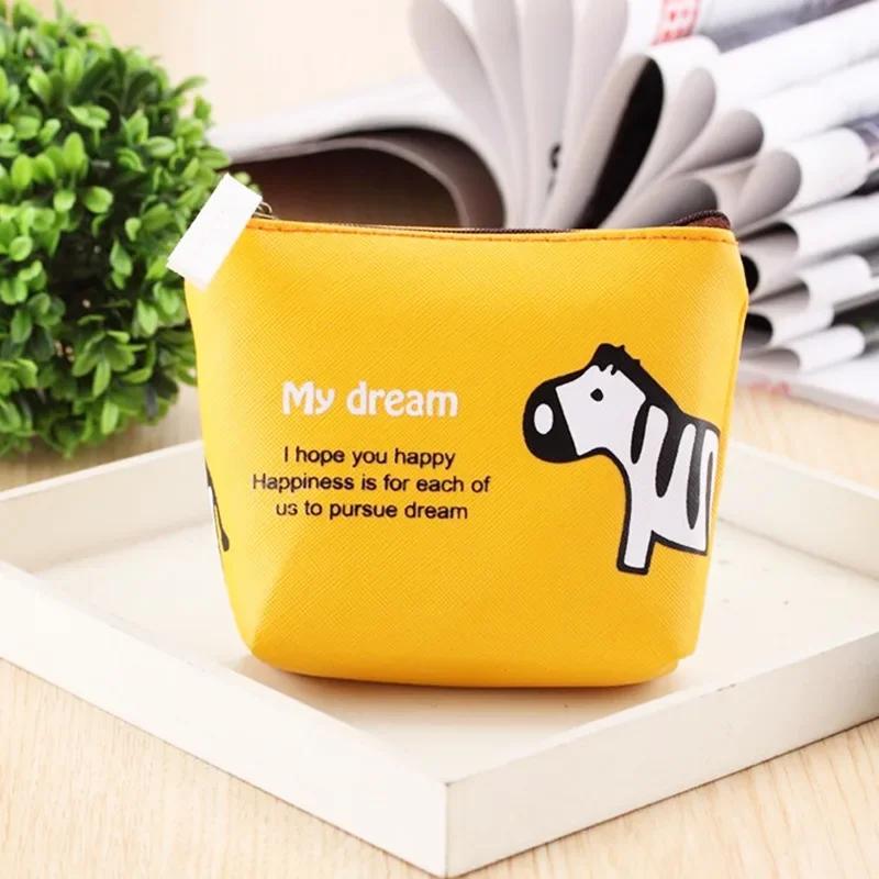Monedero pequeño de piel sintética con estampado vintage para mujer, tarjetero y cartera corta.